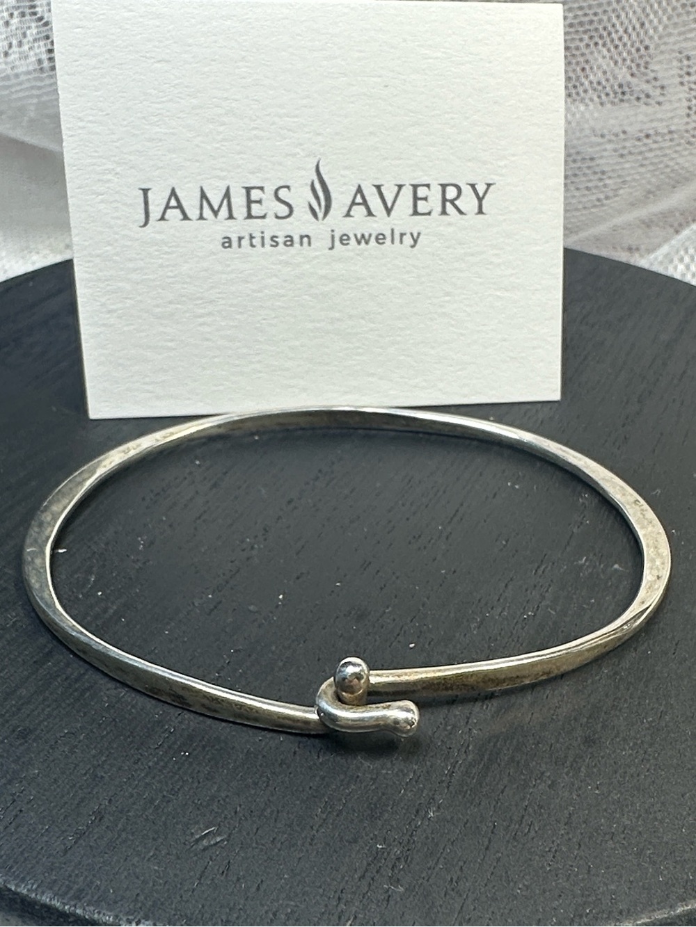 James Avery bracelet 925 sterling silver bangle hook